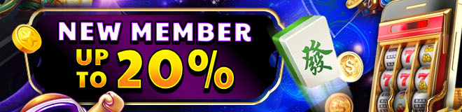 BONUS NEW MEMBER UP TO 100%